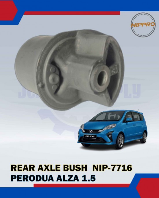 Showing image for Rear Axle Bush-Perodua Alza 1.5 2009-2022-NIPPRO-NIP-7716 Rear Axle Bush-Perodua Alza 1.5 2009-2022-NIPPRO-NIP-7716 image