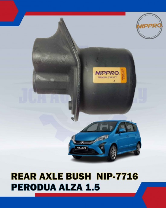 Showing image for Rear Axle Bush-Perodua Alza 1.5 2009-2022-NIPPRO-NIP-7716 Rear Axle Bush-Perodua Alza 1.5 2009-2022-NIPPRO-NIP-7716 image