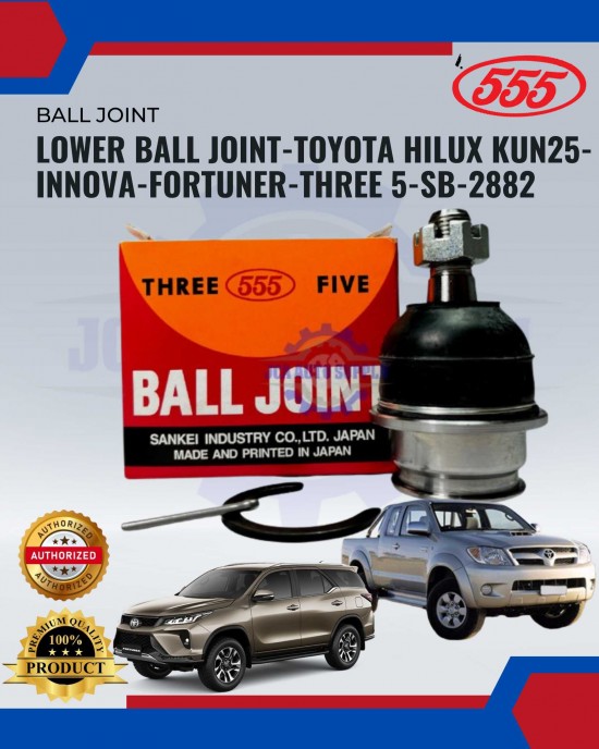 Lower Ball Joint-Toyota Hilux Kun25-Innova-Fortuner-Three 5-SB-2882 image