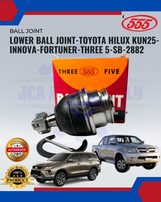Lower Ball Joint-Toyota Hilux Kun25-Innova-Fortuner-Three 5-SB-2882 image