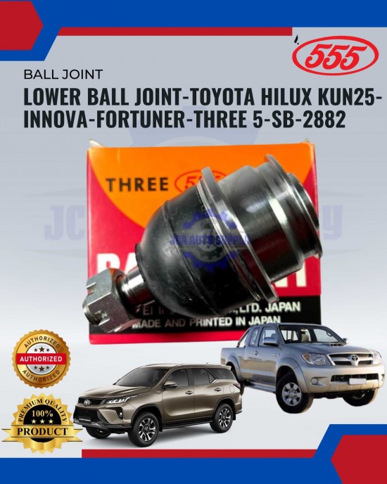 Lower Ball Joint-Toyota Hilux Kun25-Innova-Fortuner-Three 5-SB-2882 image
