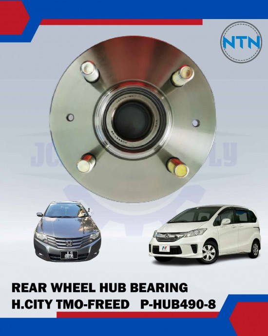 Rear Wheel Hub Bearing-Honda City TMO,Jazz GE8, Insight TM8,Freed GB3-NTN-P-HUB490-8 Bearing and Oil Seals image