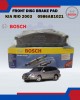 FRONT DISC BRAKE PAD-BOSCH-KIA RIO 1.3 2003-0986AB1021 Brake System image