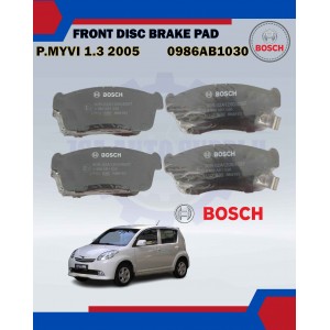Front Disc Brake Pad Set-Perodua Myvi 1.3 2005-Old Myvi-BOSCH-0986AB1030