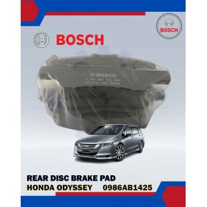 Rear Disc Brake Pad Set-Honda Odyssey RB 2.4 2004-BOSCH-0986AB1425