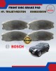 FRONT DISC BRAKE PAD-BOSCH-HYUNDAI TRAJET, SSANGYONG REXTON 2.7-0986505099 Brake System image