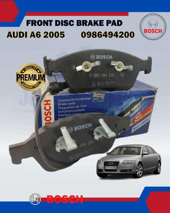 Front Disc Brake Pad-Audi A6 2005-A8 4.0-Bosch-0986494200 image
