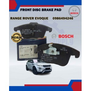 Front Disc Brake Pad-Bosch-Land Rover Range Rover Evoque Lv 2.0-2.2 2011-BOSCH-0986494246