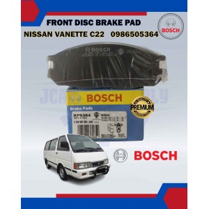 Front Disc Brake Pad-Nissan Vanette C22-BOSCH-0986505364