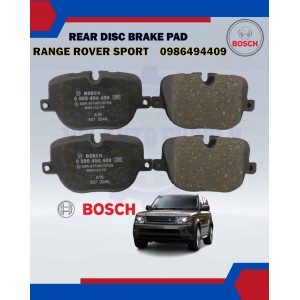 BOSCH REAR DISC BRAKE PAD SET-RANGE ROVER SPORT 5.0 2009-0986494409