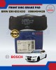 BOSCH FRONT DISC BRAKE PAD-BMW 3-SERIES E90 E92 E93-0986494428 Brake System image