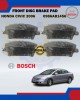 FRONT DISC BRAKE PAD-BOSCH-HONDA CIVIC 2006, FREED 2009-0986AB1456 Brake System image