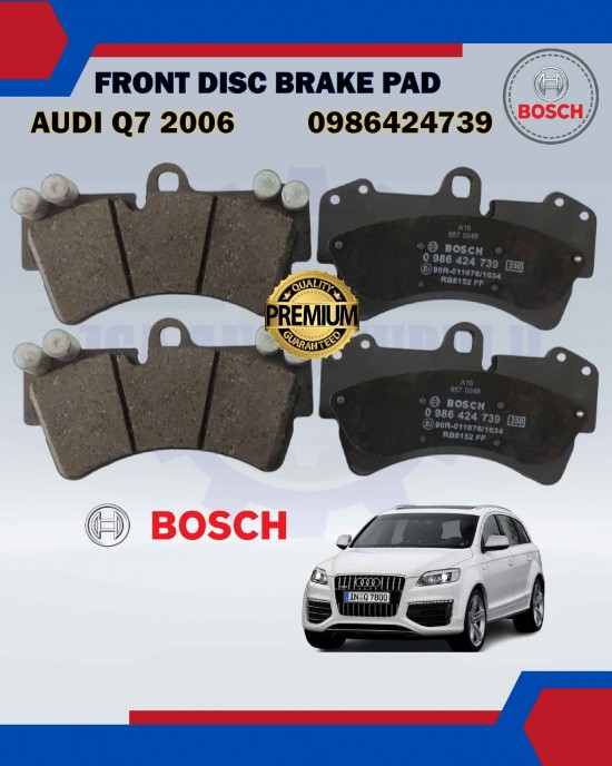 FRONT DISC BRAKE PAD-BOSCH-PORSCHE CAYENNE, AUDI Q7 2006-0986424739 Brake System image