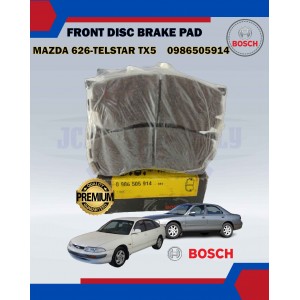 Front Disc Brake Pad-Bosch-Mazda 626 V6-Ford Telstar TX5 V6-BOSCH-0986505914