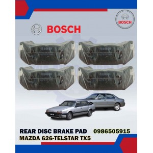 BOSCH REAR DISC BRAKE PAD SET-MAZDA 626 V6, FORD TELSTAR TX5-0986505915