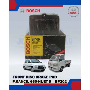 Front Disc Brake Pad Set-Perodua Kancil 660-850-Daihatsu Hijet S-BOSCH-0986AB3202-BP202