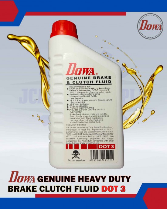 DOWA GENUINE HEAVY DUTY BRAKE CLUTCH FLUID DOT 3 (800gm) ENGINE OIL & FLUIDS image