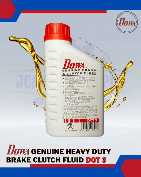 DOWA GENUINE HEAVY DUTY BRAKE CLUTCH FLUID DOT 3 (400gm) ENGINE OIL & FLUIDS image