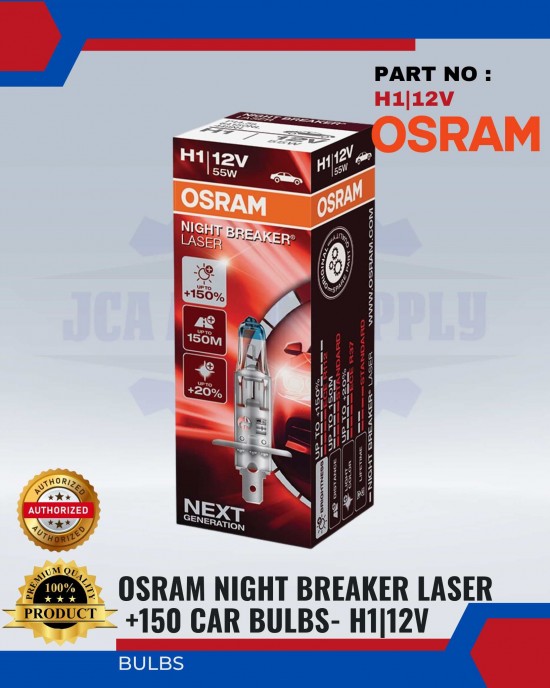 Osram Night Breaker Laser +150%(Next Generation) H1 Bulbs image