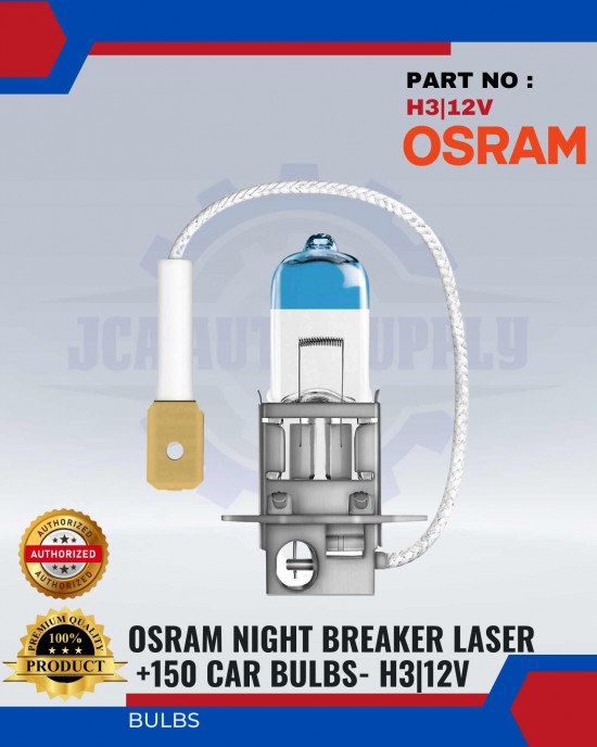 Osram Night Breaker Laser +150% (Next Generation) H3 Bulbs image