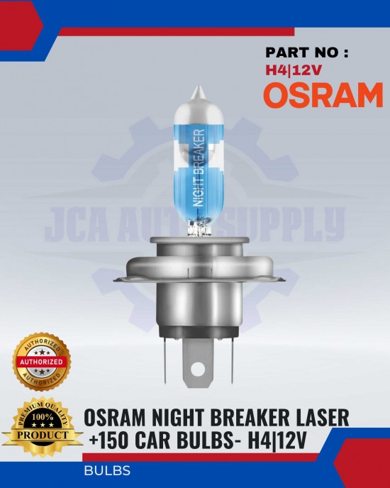 Osram Night Breaker Laser +150% (Next Generation) H4 Bulbs image