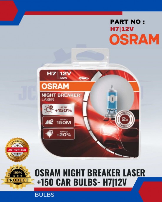 Osram Night Breaker Laser +150% (Next Generation) H7 Bulbs image