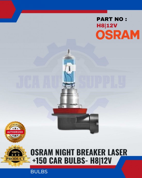 Osram Night Breaker Laser +150% (Next Generation) H8 Bulbs image