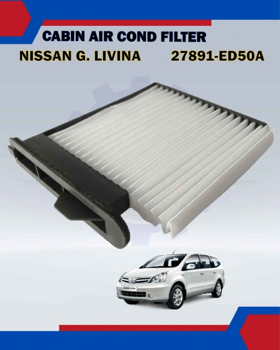 Cabin Air Cond Filter-Nissan Grand Livina-Sylphy-Latio-NV200-27891-ED50A image