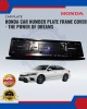 Honda Car Number Plate Frame Cover-The Power Of Dreams image