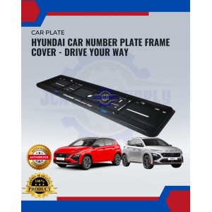 Hyundai Car Number Plate Frame Cover-Drive Your Way