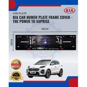 Kia Car Number Plate Frame Cover-The Power To Surprise