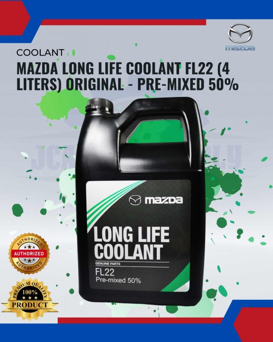 MAZDA Long Life Coolant FL22 (4 Liters) ORIGINAL - Pre-mixed 50% image