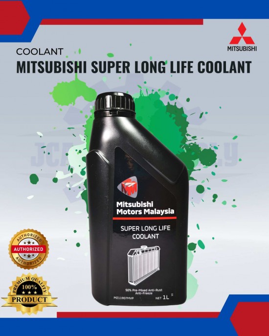 Mitsubishi Super Long Life Coolant 1 Liter 50% Pre-Mixed (Green) - Mz11907mvp image