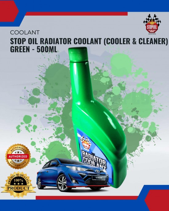 Showing image for STOP OIL Radiator Coolant (Cooler & Cleaner) Green - 500ML STOP OIL Radiator Coolant (Cooler & Cleaner) Green - 500ML image