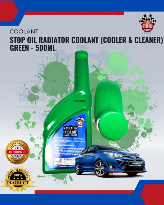 Showing image for STOP OIL Radiator Coolant (Cooler & Cleaner) Green - 500ML STOP OIL Radiator Coolant (Cooler & Cleaner) Green - 500ML image