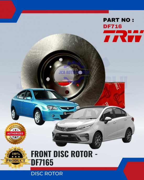 TRW Front Disc Rotor - Gen2 Persona - DF7165 Brake System image