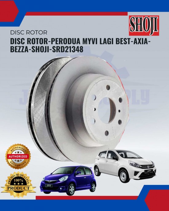 Disc Rotor-Perodua Myvi Lagi Best-Axia-Bezza-Shoji-SRD21348 image
