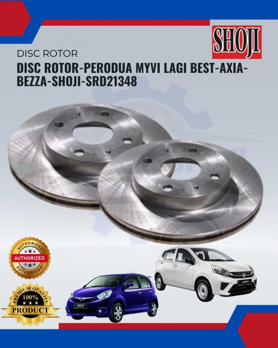 Disc Rotor-Perodua Myvi Lagi Best-Axia-Bezza-Shoji-SRD21348 image