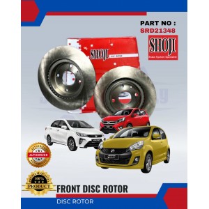 Front Disc Rotor-Perodua Myvi-Bezza-Axia-SHOJI-SRD21348