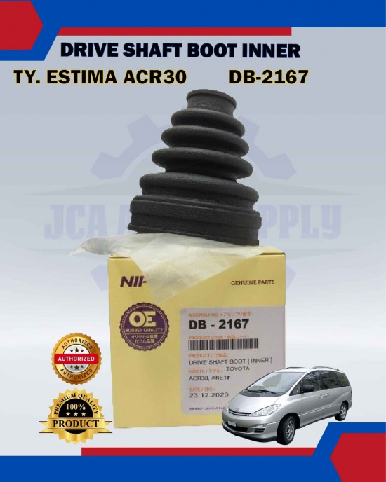 Drive Shaft Boot Inner-Toyota Estima ACR30-Alphard ANH10-Caldina-Wish-RAV4-NIPPRO-DB-2167 image