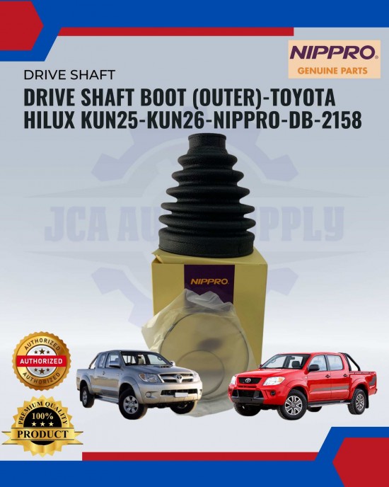 Drive Shaft Boot (Outer)-Toyota Hilux Kun25-Kun26-Nippro-DB-2158 Absorber / Struts / Suspension Parts image