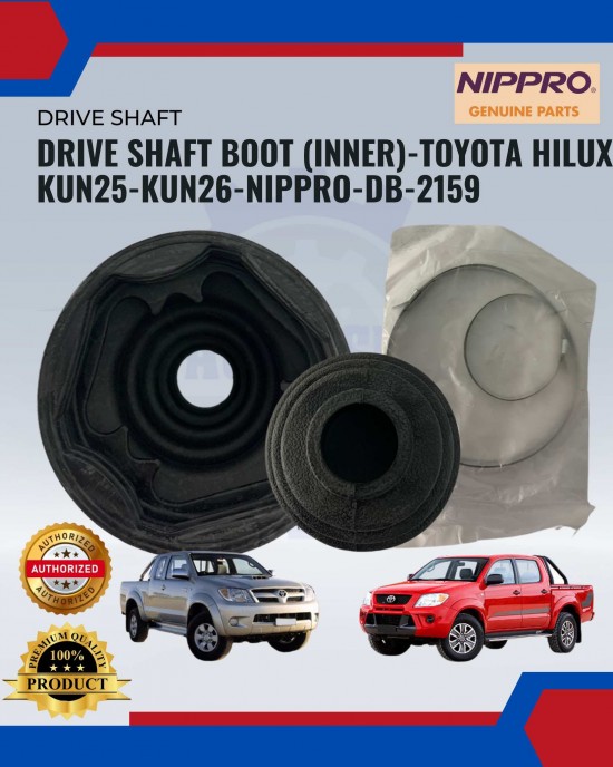 Drive Shaft Boot (Inner)-Toyota Hilux Kun25-Kun26-Nippro-DB-2159 Absorber / Struts / Suspension Parts image