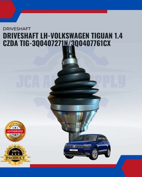 Driveshaft LH-Volkswagen Tiguan 1.4 CZDA TIG-3Q0407271N/3Q0407761CX Absorber-Suspension Parts image