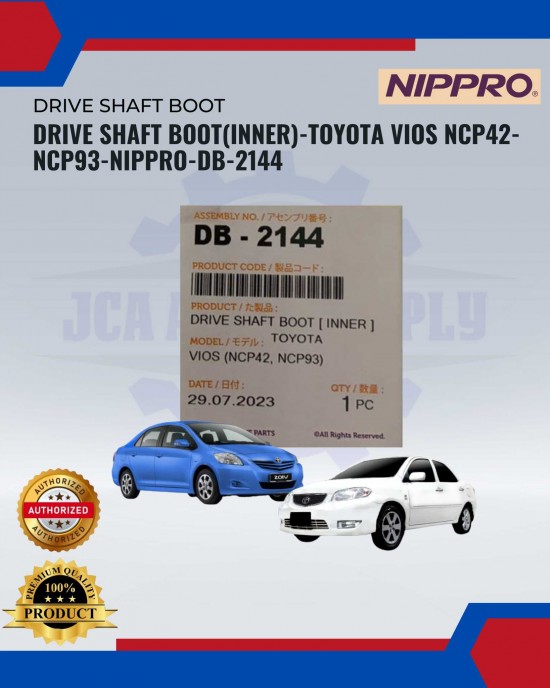 Drive Shaft Boot(Inner)-Toyota Vios NCP42-NCP93-NIPPRO-DB-2144 image