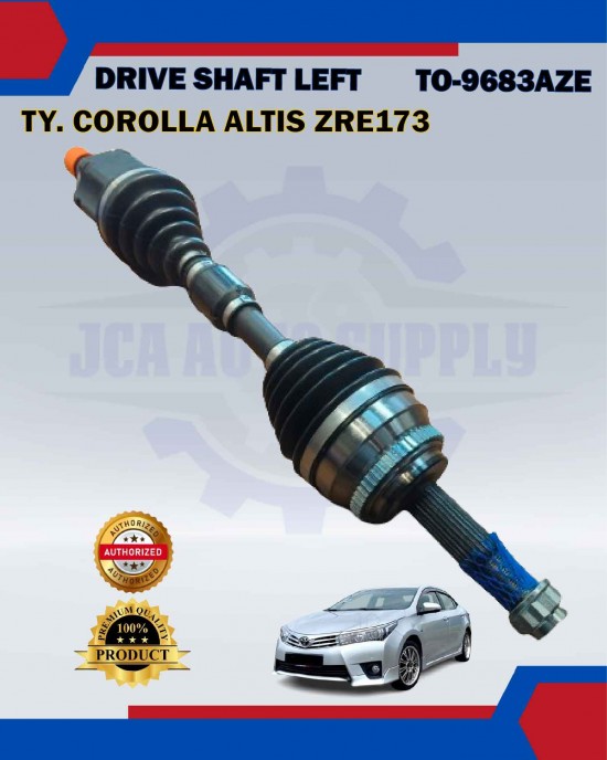 Drive Shaft Left (Short)-Toyota Corolla Altis ZRE173 ZRE143-V-Shine-TO-9683AZE image