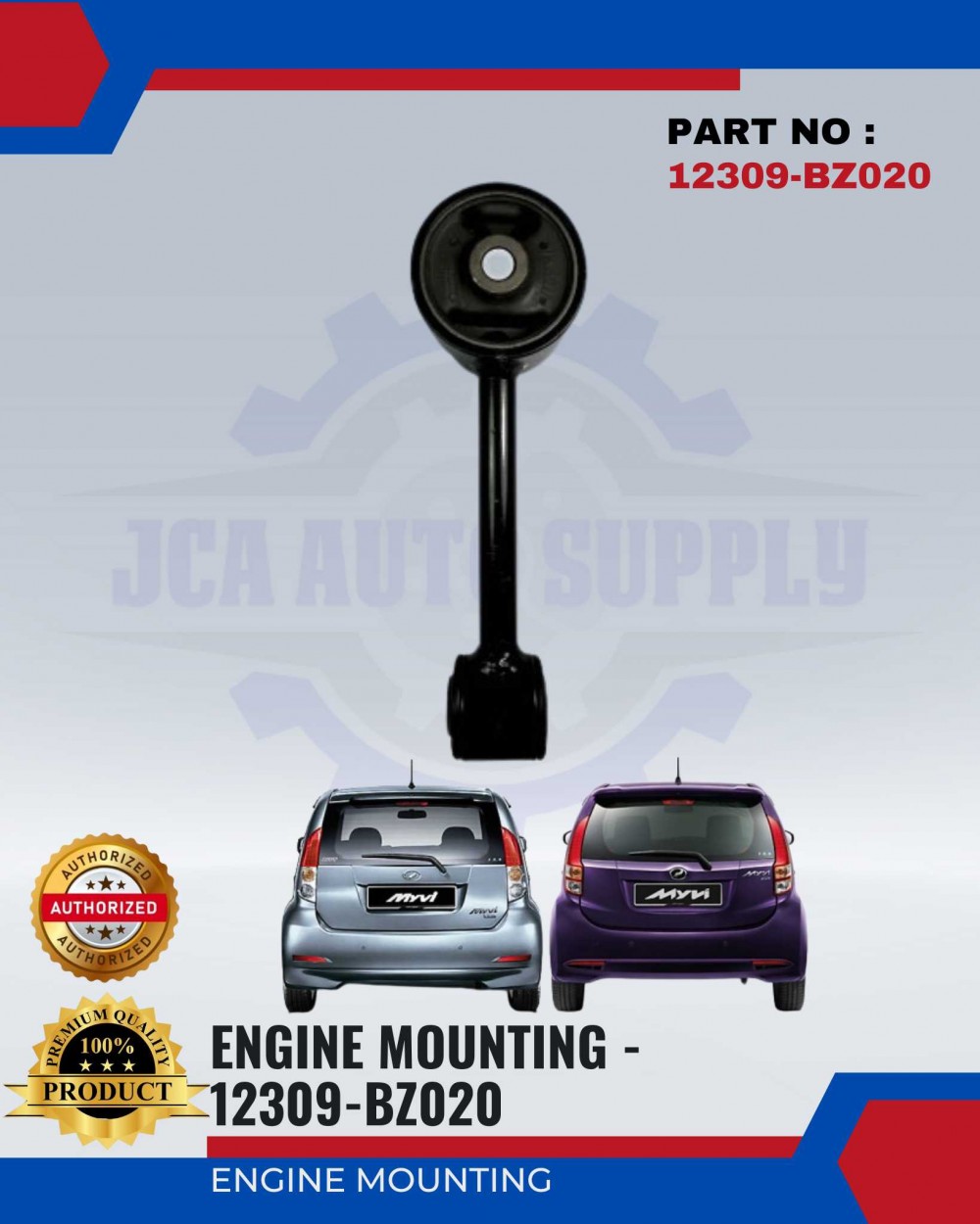 Engine Mounting Rod (RR)-Perodua Myvi-12309-BZ020-DH(1PCS) | JCA AUTO ...