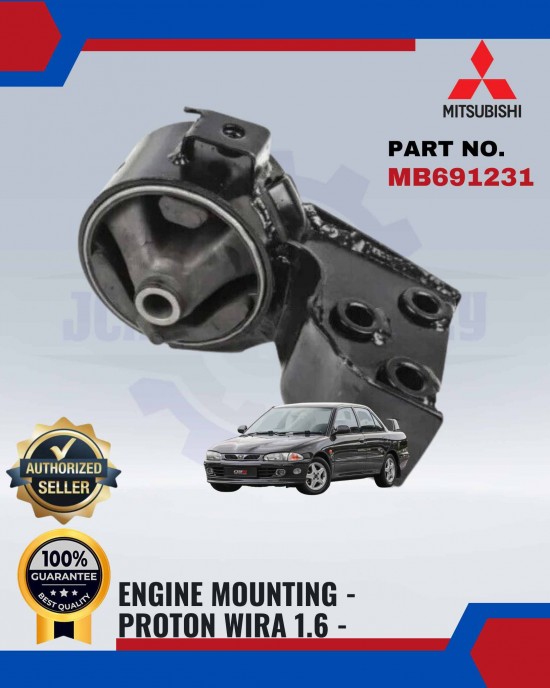 ENGINE MOUNTING - MITSUBISHI - WIRA 1.6 - AUTO - MANUAL - AH - MB691231 image