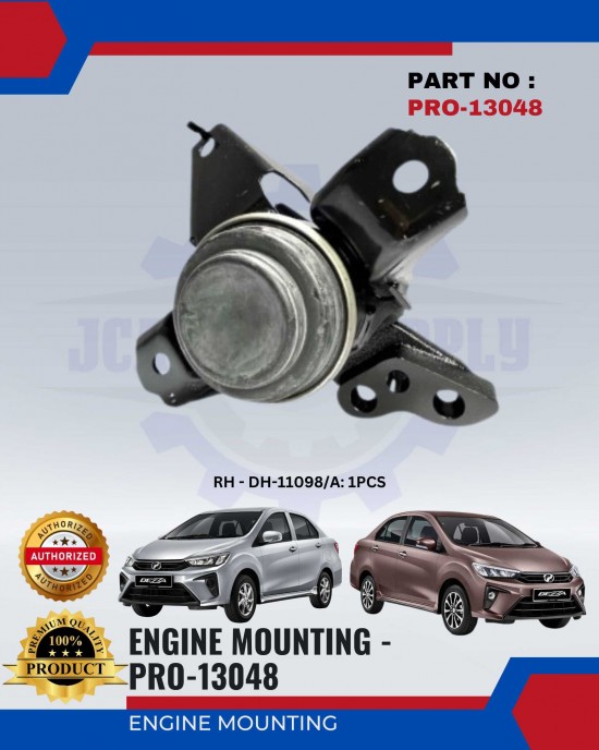 PROVISION - 13048 BEZZA 1.0 ENG MTG 3PCS - 1SET Engine Mounting image