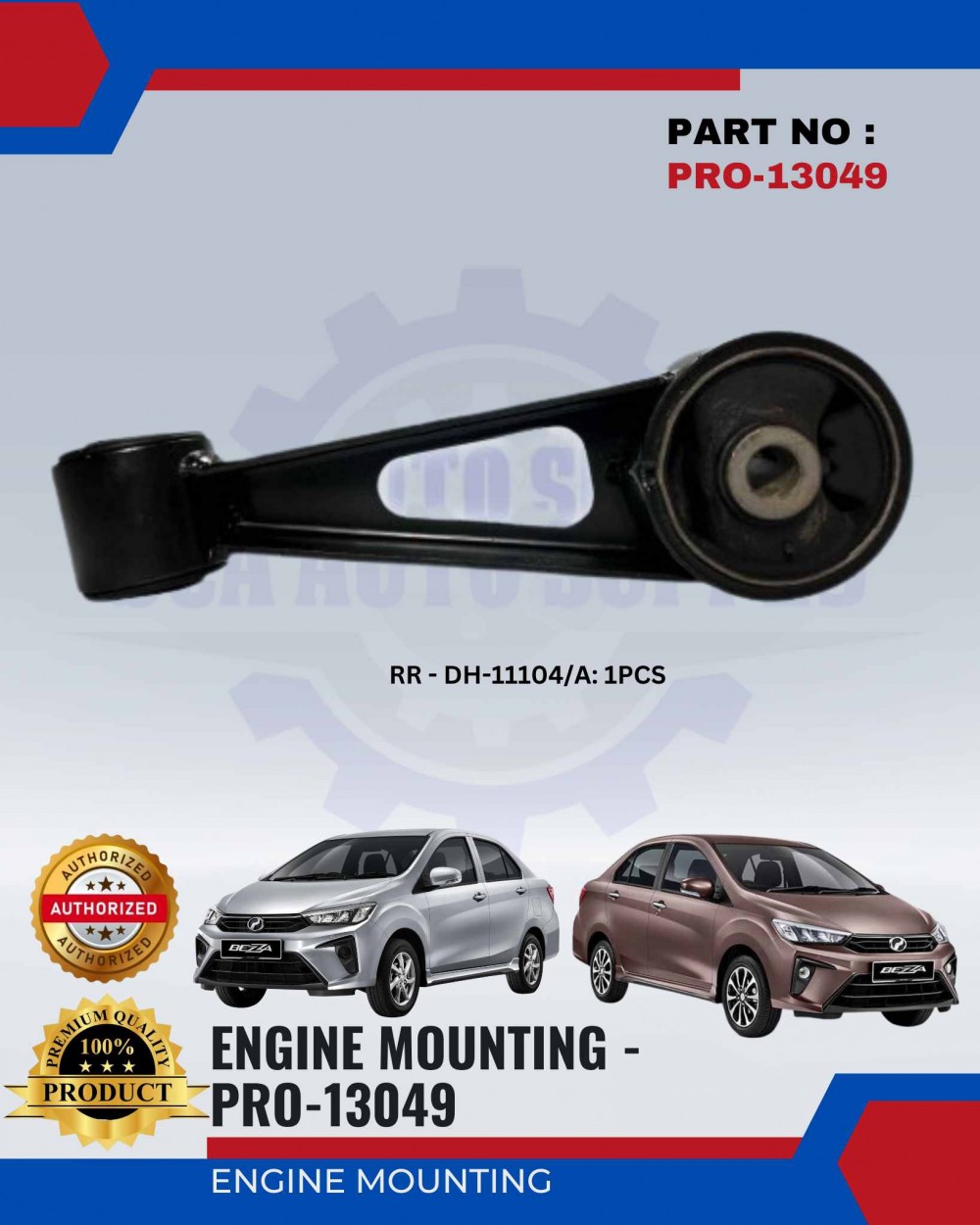 Perodua Bezza 1.3cc Engine Mounting Set-Auto-PRO-13049 | PROVISION ...