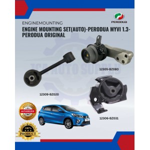 Engine Mounting Set(Auto)-Perodua Myvi 1.3-PERODUA ORIGINAL